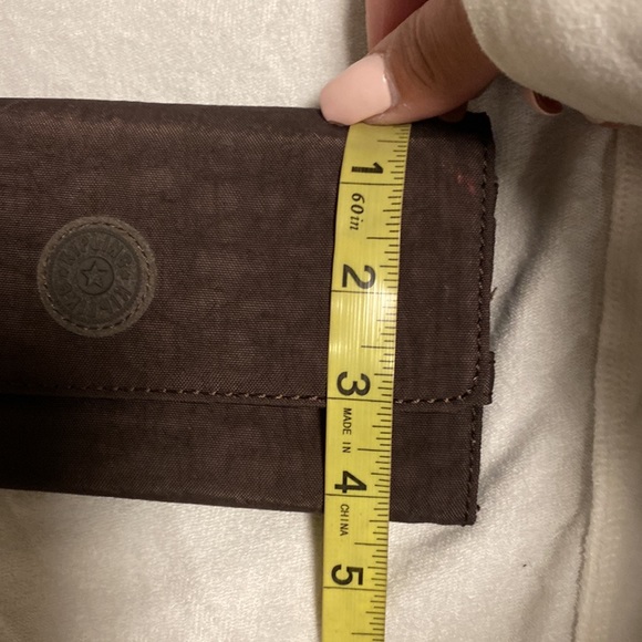 Kipling Wallet grey/brown pristine condition 14-15 cc holder - Picture 12 of 13